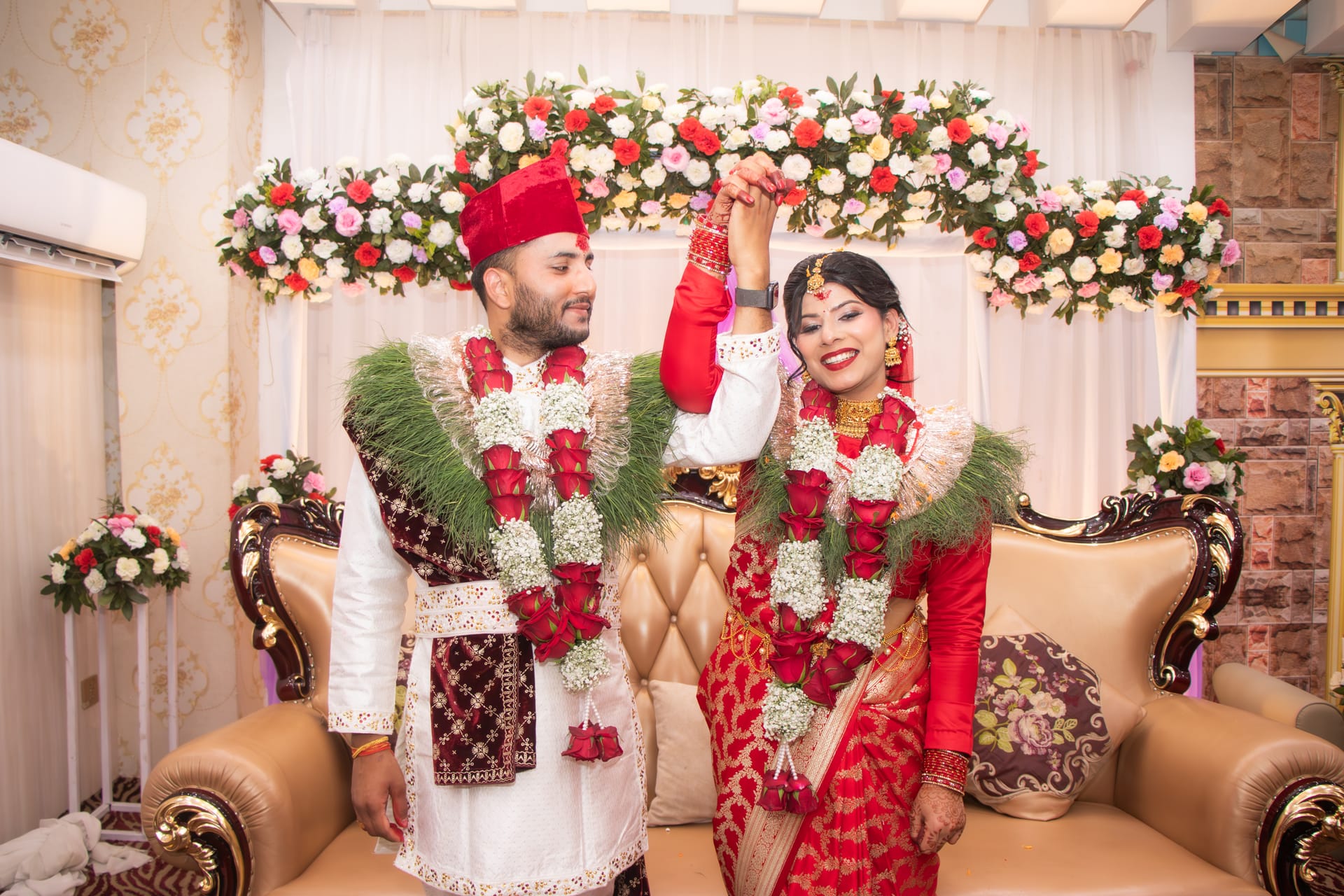 Traditional Nepali wedding ceremony photography in Kathmandu, Nepal